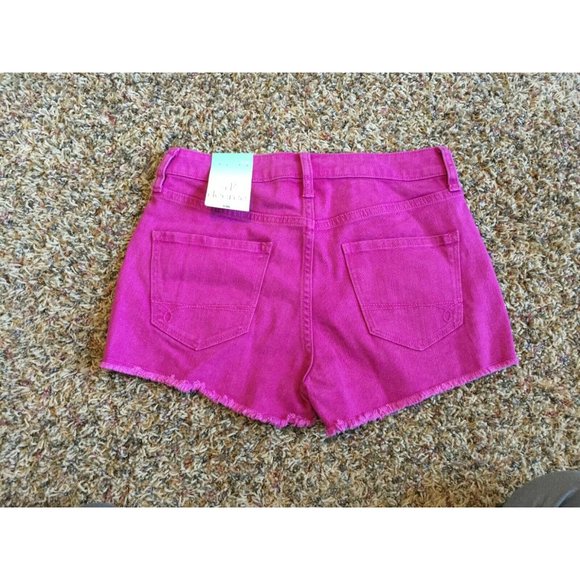 NEW NWT! Decree Jean Denim Shorts Ultra Pink Size - Picture 3 of 8